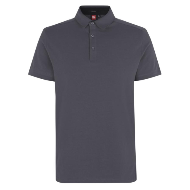 ID Business Poloshirt Herre Silver Grey
