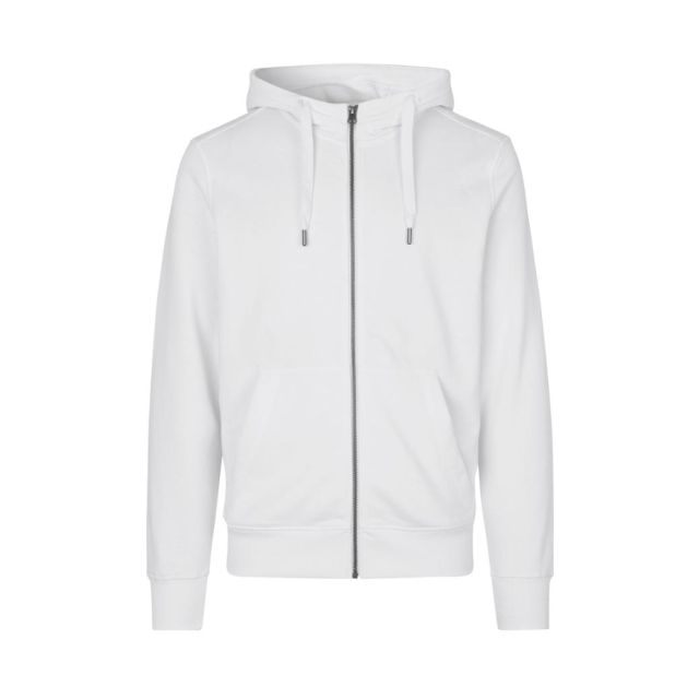 ID CORE Hoodie m. zip Hvid