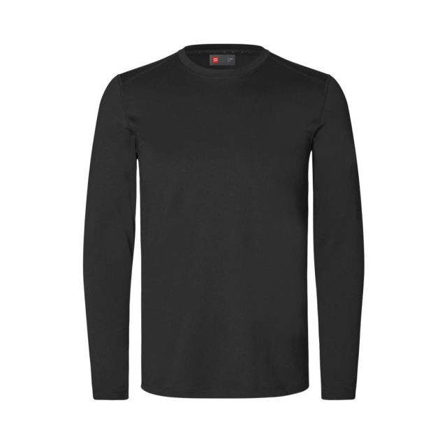 ID Geyser Active T-shirt L/Æ Herre Sort