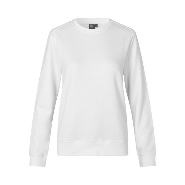 ID PRO Wear CARE Sweatshirt Ubørstet Dame Hvid