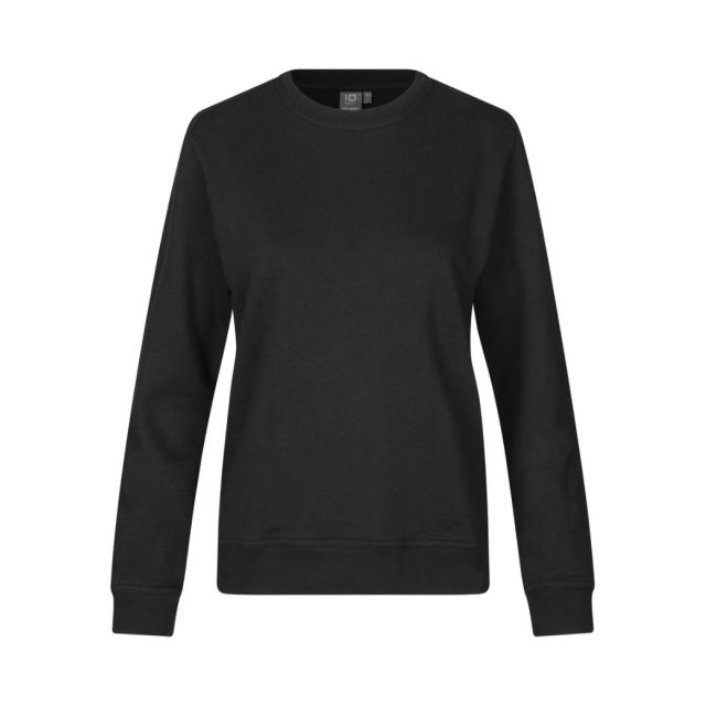 ID PRO Wear CARE Sweatshirt Ubørstet Dame Sort