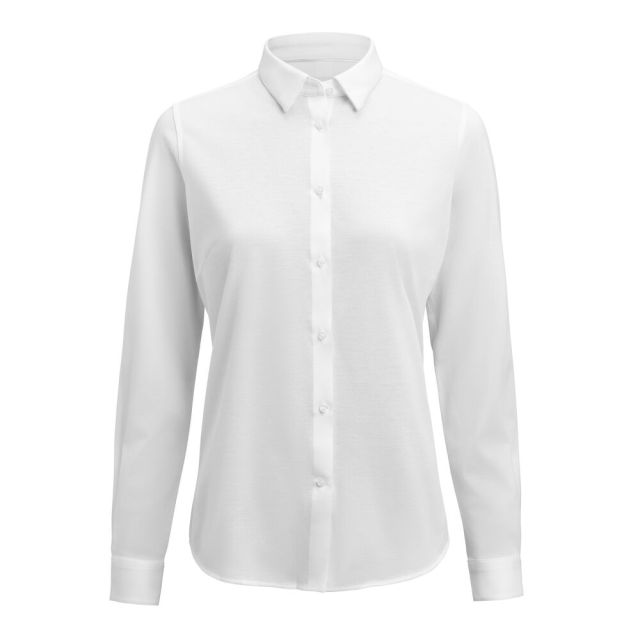 J. Harvest & Frost IB135 Pique Knit Woman Contemporary White