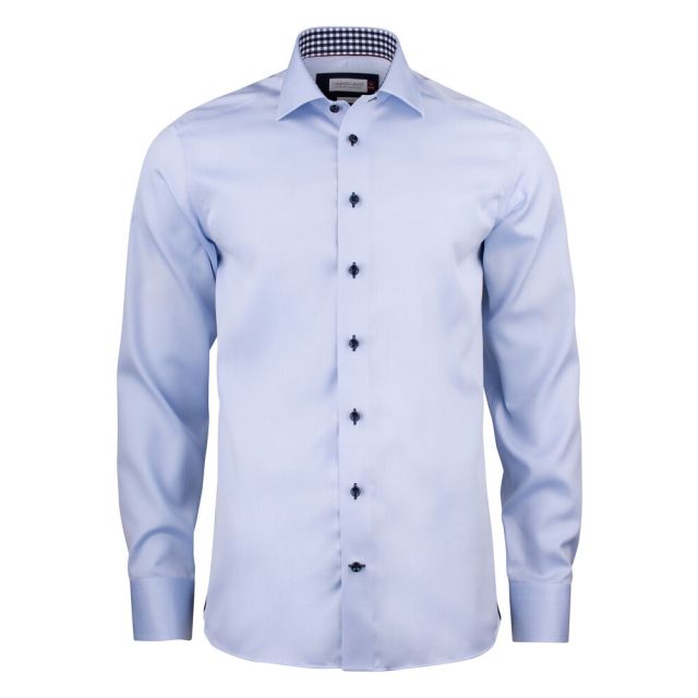 J. HARVEST Skjorte RB20 Twill Slim Herre Sky Blue