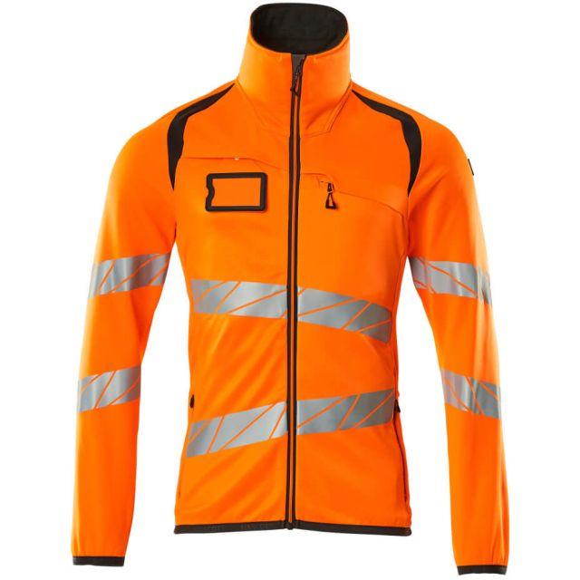 MASCOT® Fleecetrøje M/Lynlås Hi-Vis Orange