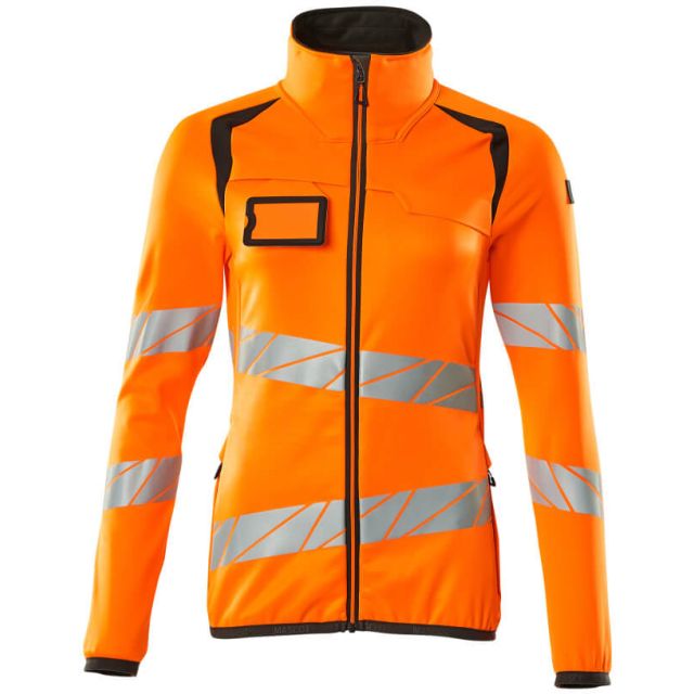 MASCOT® Fleecetrøje med Lynlås Dame Hi-Vis Orange/Mørk Antracit