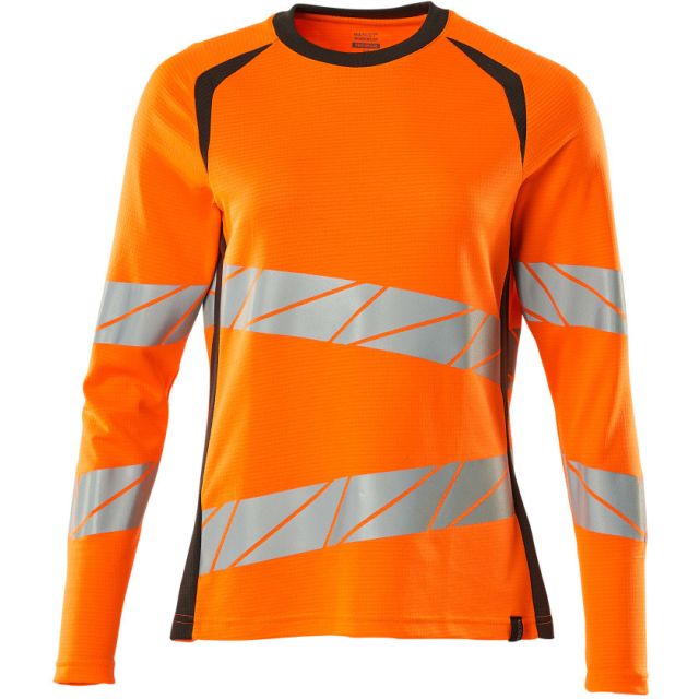 MASCOT® T-Shirt langærmet Dame Hi-Vis Orange/Mørk Antracit