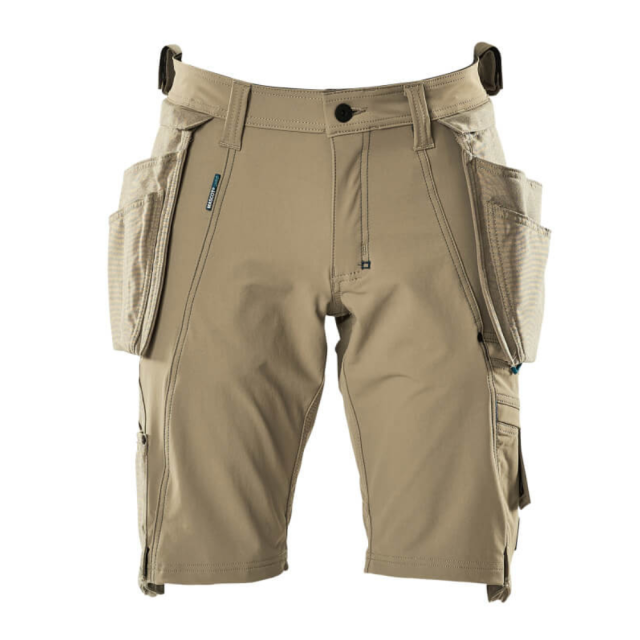MASCOT Cordura Lav Vægt Shorts M. Hængelommer Lys Kaki
