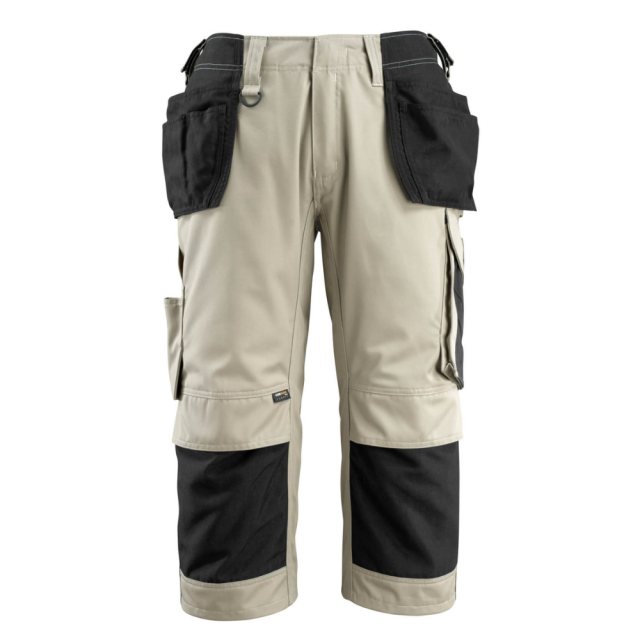 MASCOT Cordura Lindau Knickers M. Hængelommer Lys Kaki/Sort