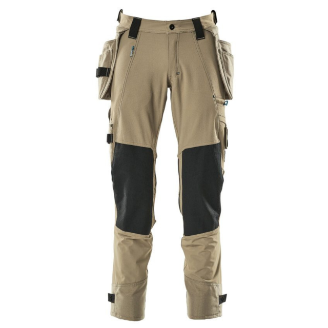 MASCOT Dyneema Bukser M. Stretch Og Hængelommer Lys Kaki