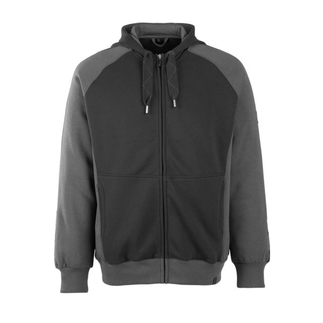 MASCOT Hættetrøje M. Lynlås Sort/Mørk Antracit