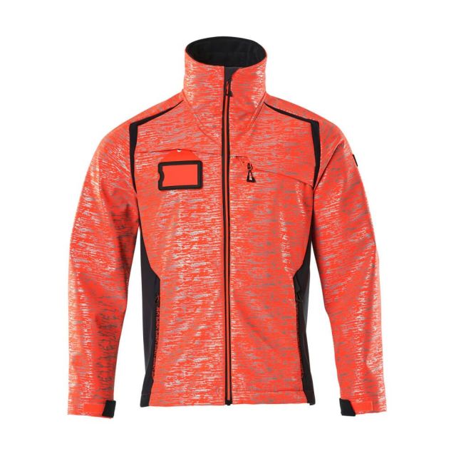 MASCOT Softshell Jakke Hi-Vis Rød/Mørk Marine
