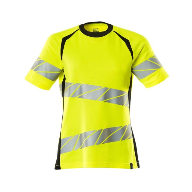 MASCOT T-shirt Damepasform Hi-Vis Gul/Sort