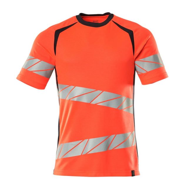 MASCOT T-shirt Hi-Vis Rød/Mørk Marine