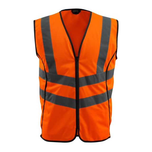 MASCOT Trafikvest M/Lynlås Hi-Vis Orange
