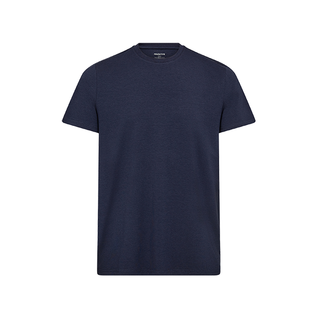 PROACTIVE Bambus T-shirt O-hals Navy