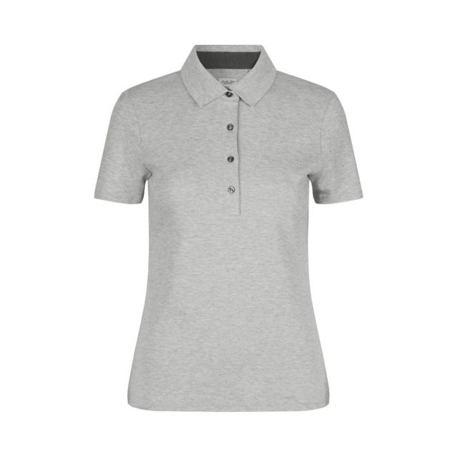 SEVEN SEAS The Polo Dame Grå Melange
