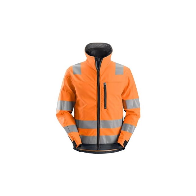 Snickers Hi-Vis Softshelljakke, klasse 3