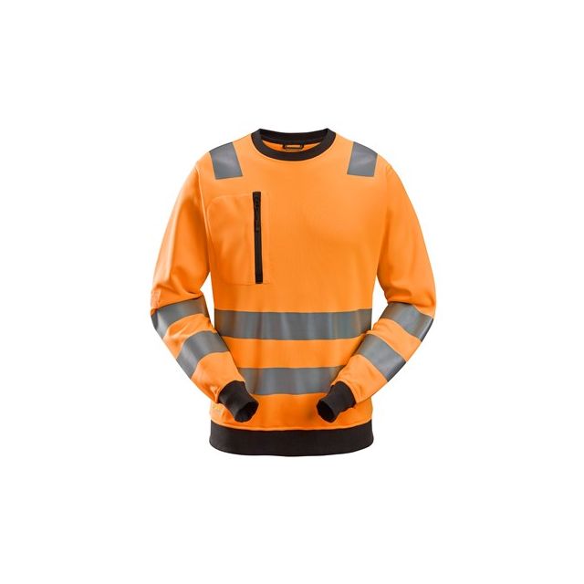 Snickers Hi-Vis Sweatshirt, kl. 2/3