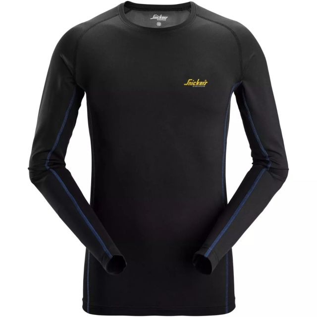 Snickers Let T-shirt m L/Æ, Stay Fresh Sort