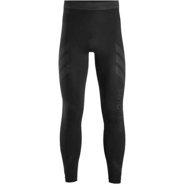 Snickers Sømløse lange underbukser, in motion Sort