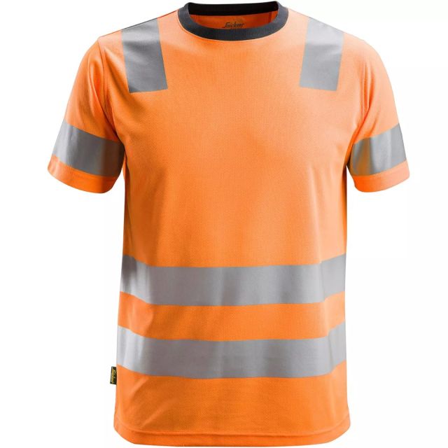 Snickers T-Shirt Hi-Vis Orange kl. 2