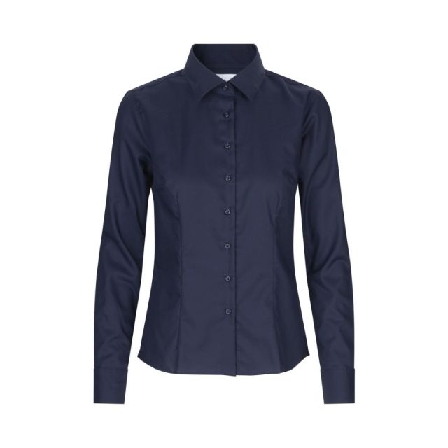 SEVEN SEAS Fine Twill Skjorte Dame Navy