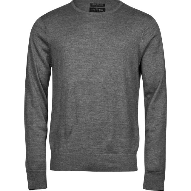 Tee Jays Style 6000 Crew Neck Knit Grå Meleret 