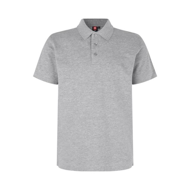 ID Poloshirt | stretch - grå melange