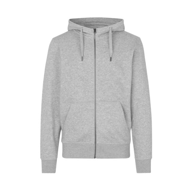 ID CORE hoodie | zip - grå melange