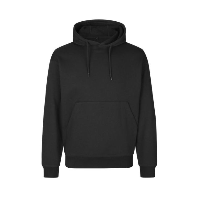 ID Soft hoodie | kængurulomme | unisex - sort