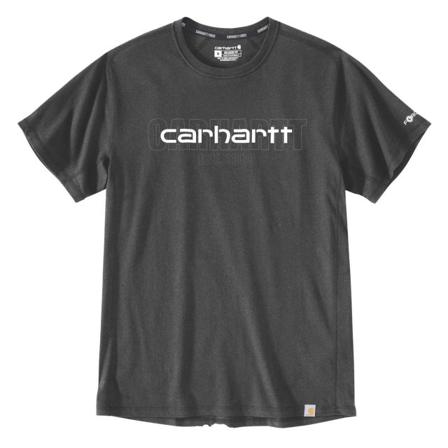 Carhartt Force Logo Graphic T-Shirt - grå