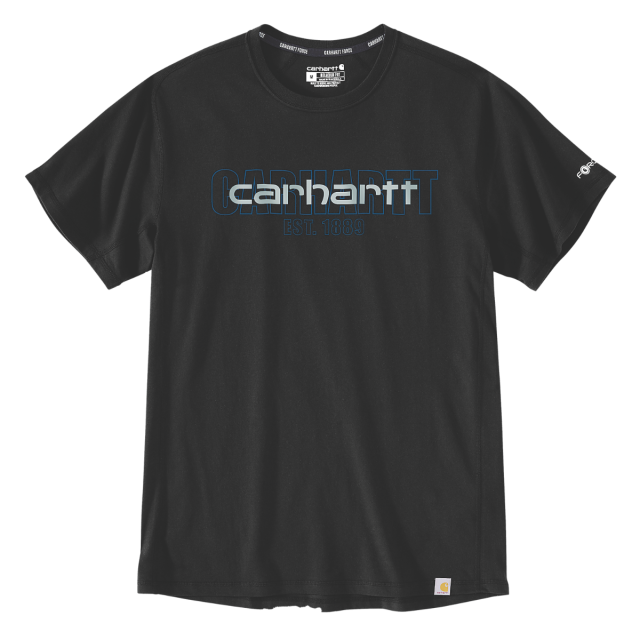 Carhartt Force Logo Graphic T-Shirt - sort