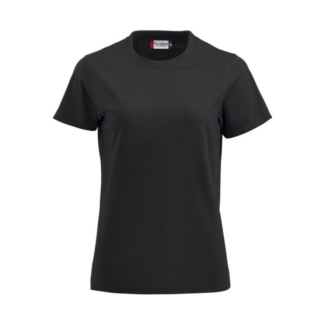 Clique Premium T-Shirt Damepasform Sort