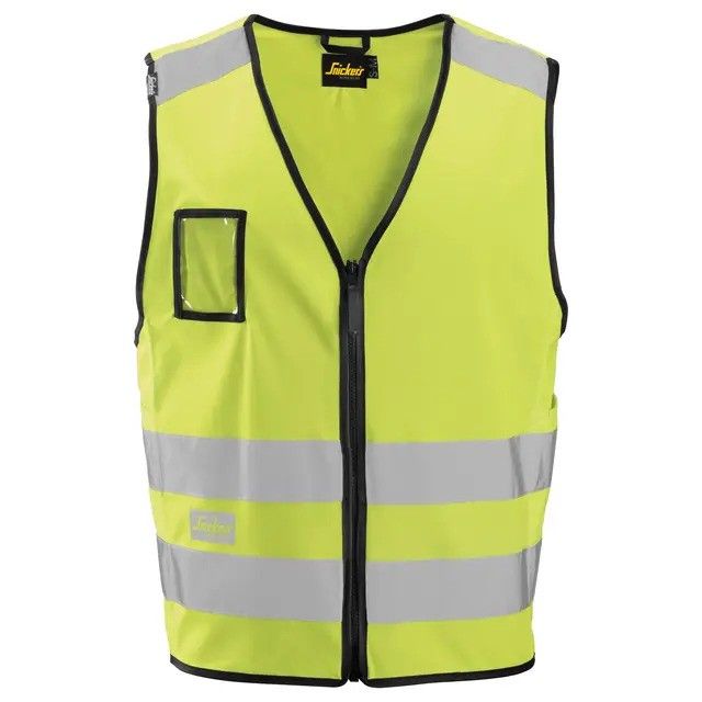 Snickers trafikvest model farve gul HI-VIS