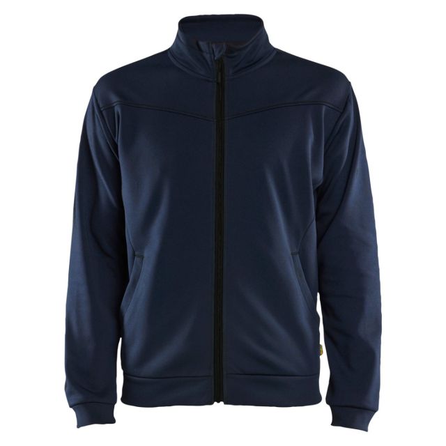 Blåklæder Sweatshirt full zip navy/sort