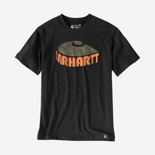 Carhartt S/Sleeve Camo C Graphic T-Shirt - sort