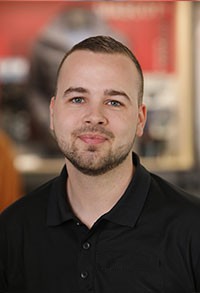 Billedet af salgsassistent Mikkel F. Christensen.